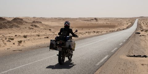 The road to Nouadhibou
